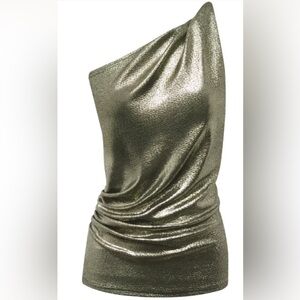 Me & Thee Black Shimmer Top